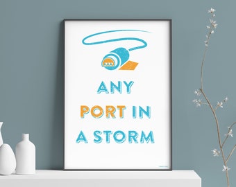Any Port In A Storm | Etsy Uk