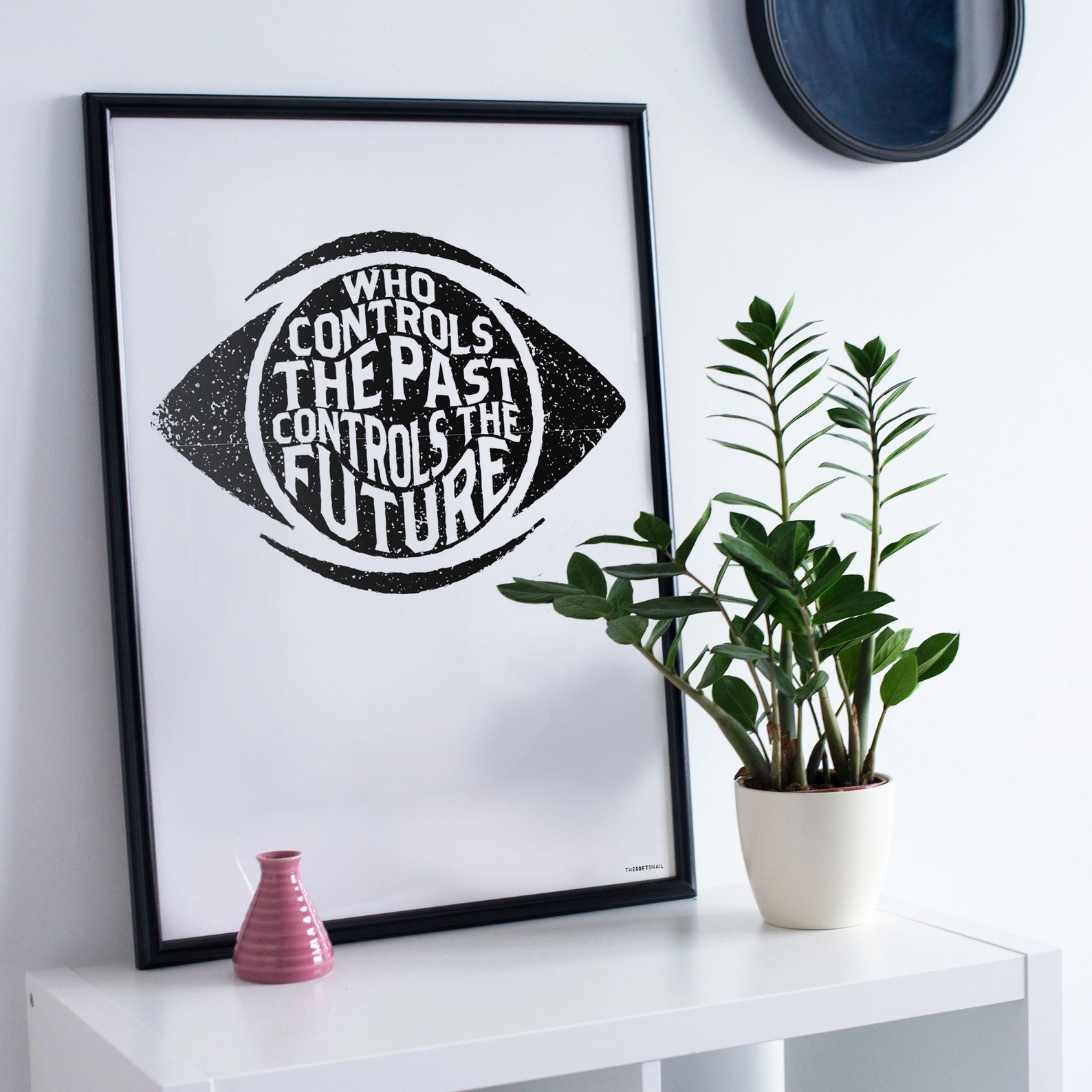 1984 Big Brother Orwell Citation imprimée qui Etsy