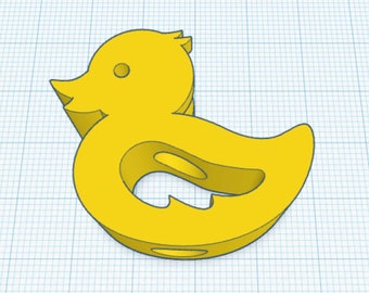 Little Duck Straw Topper, STL File for Printing Make Your Own Straw Buddy!