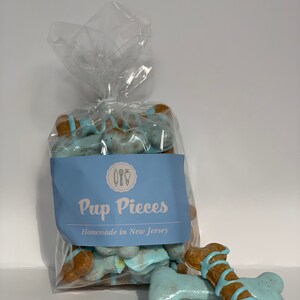 Frosted Pumpkin and peanut butter handmade dog treats