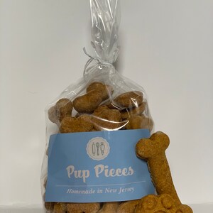 Pumpkin and peanut butter handmade dog treats
