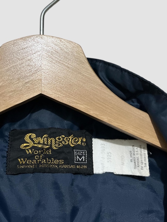 Vintage Swingster ATARI Jacket Navy Size M - Etsy