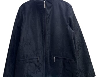 ZELDZAME vintage jaren 90 Gaultier Homme Objet monogramjack met dubbele rits