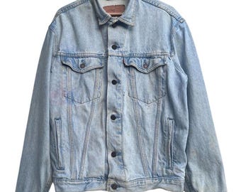 Vintage 90er Levi’s 75525 Type III Jeansjacke Herren Regular Small (S)