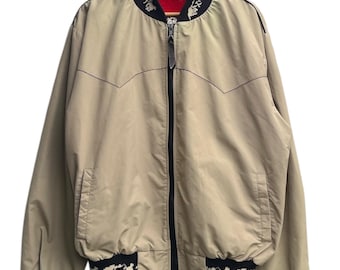 Vintage jaren 90 Schaefer Outfitter western bomberjack gemaakt in de VS, maat M