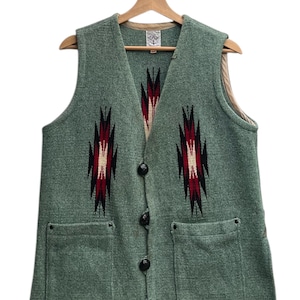 Vintage Chimayo Ortega Vest - Etsy
