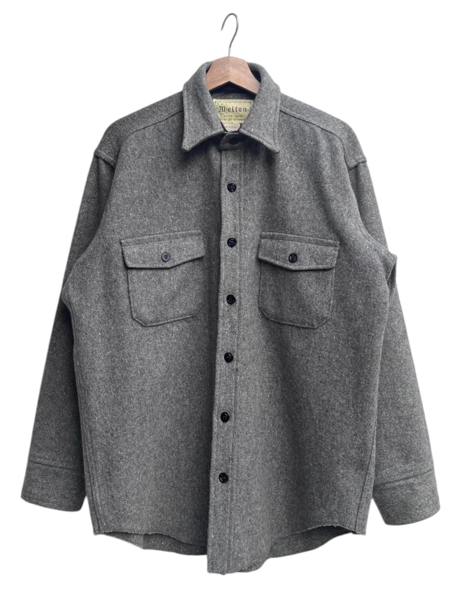 Melton Wool Mens Jacket - Etsy Canada