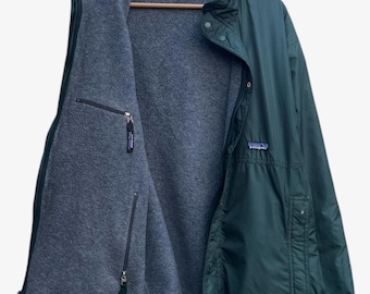 Omkeerbaar vintage Patagonia Glissade-jack uit 1999 Made in USA XL heren