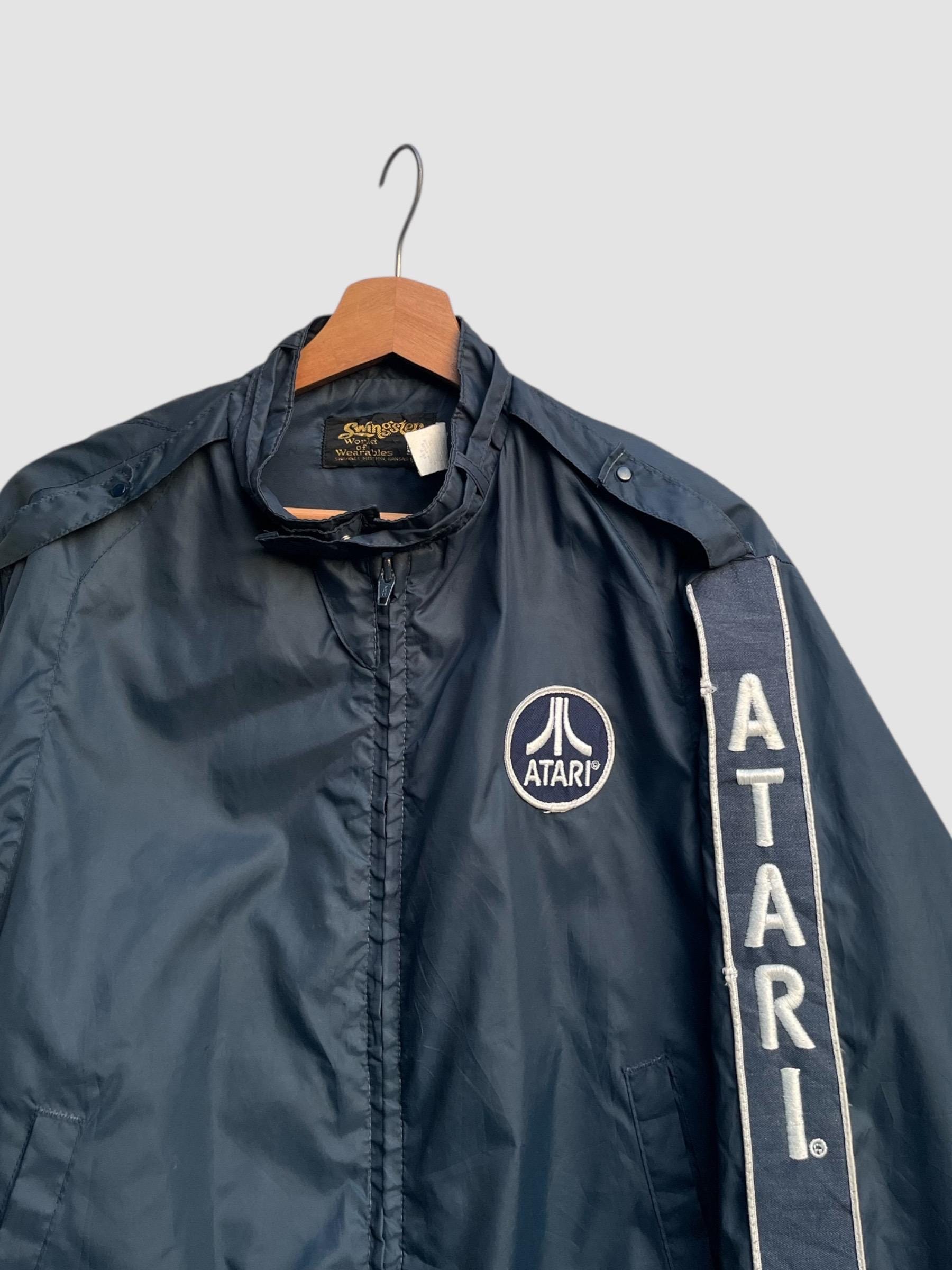 Vintage Swingster ATARI Jacket Navy Size M - Etsy