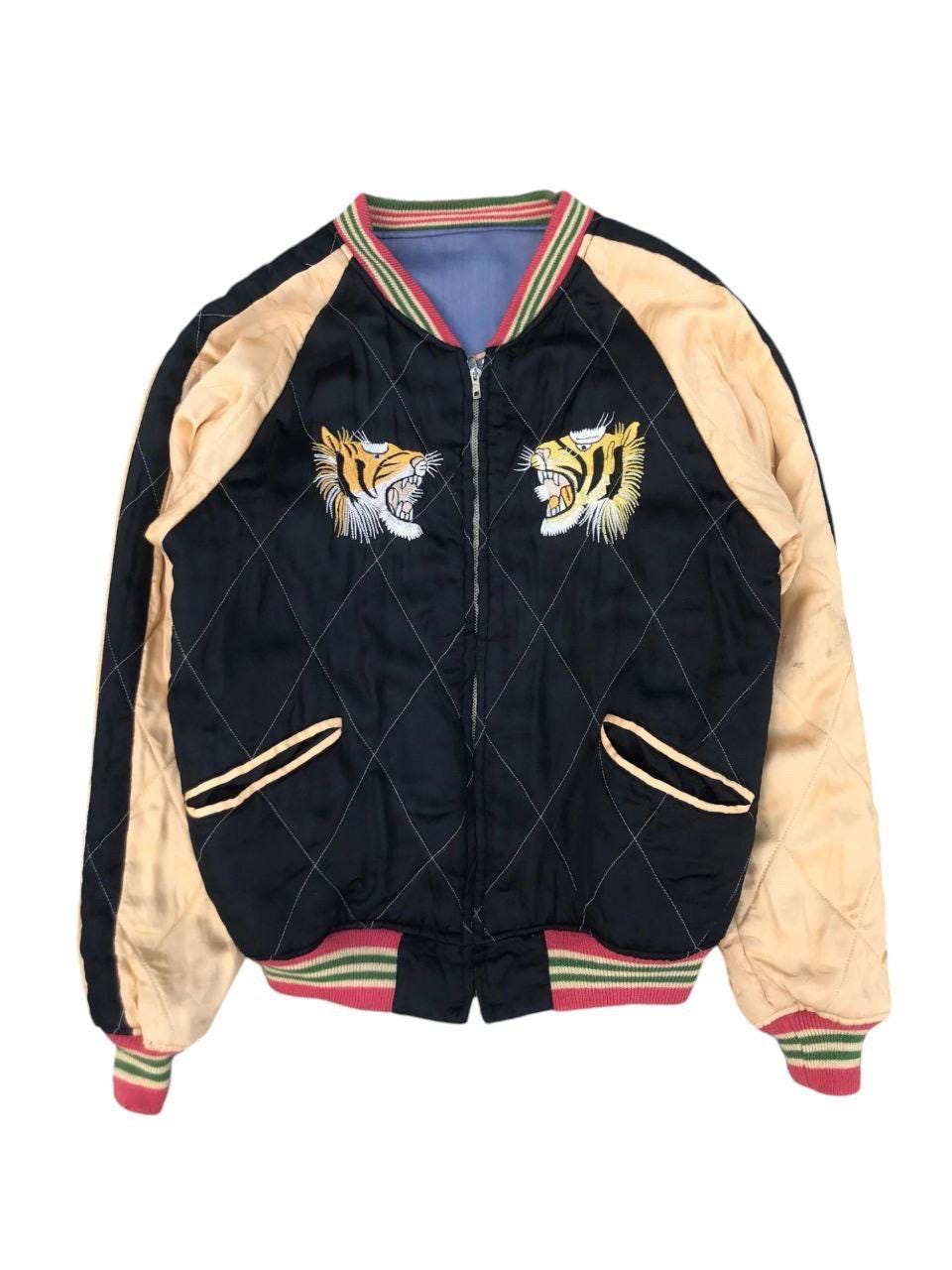 Vintage Reversible Sukajan Jacket by Silver Stone Size 38 - Etsy
