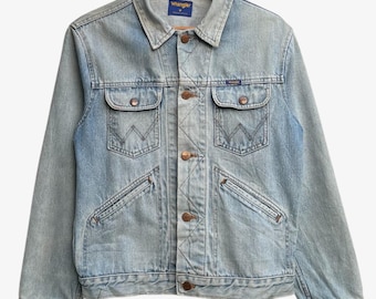 Vintage WRANGLER Denim Jacket | 70s Rock N' Roll Cowboy Western