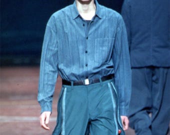 Archive Issey Miyake Fall/Winter 1999 Oversized Shirt Jacket Black Men’s M