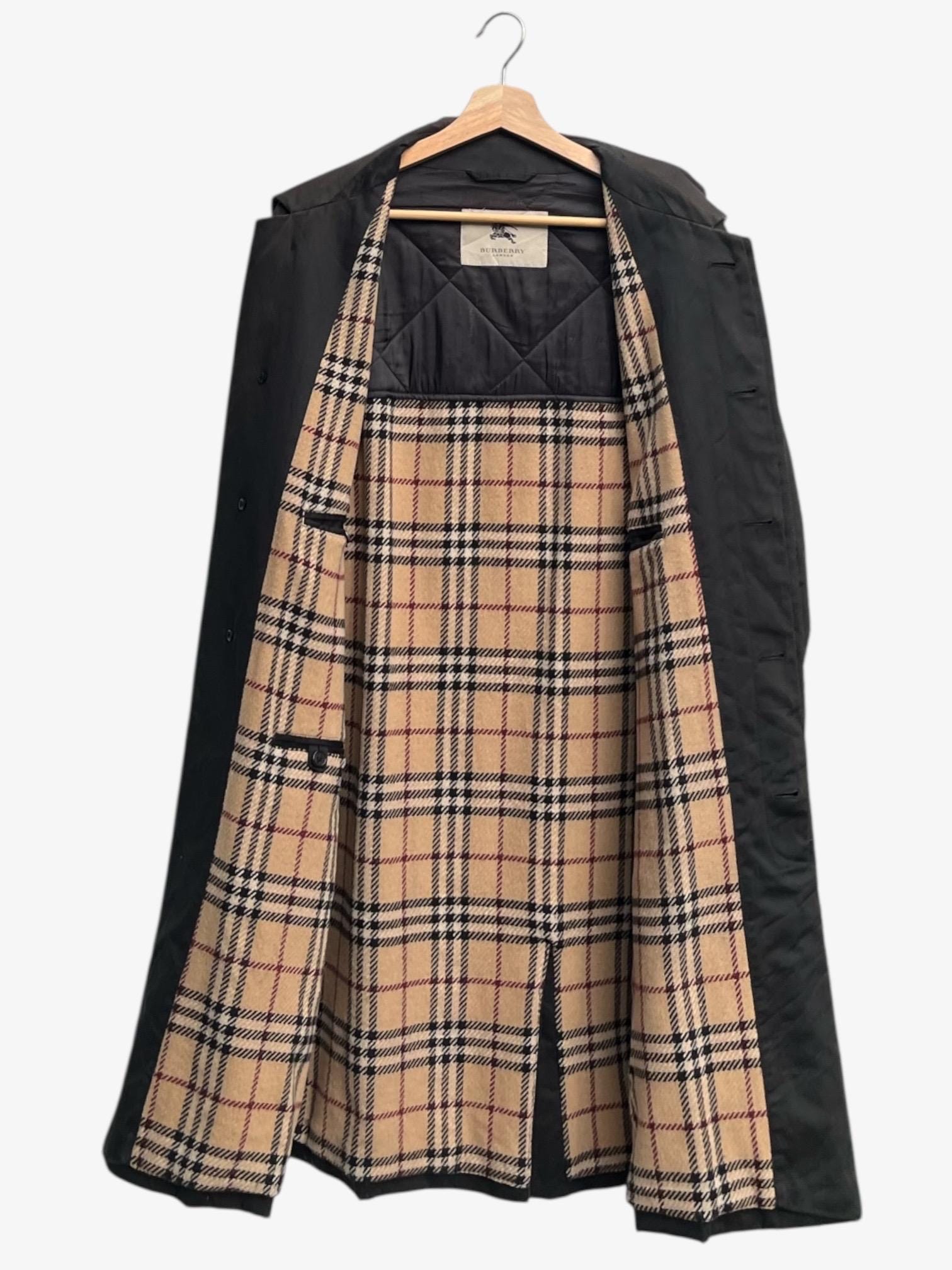 Burberry Balmacaan - Etsy Canada