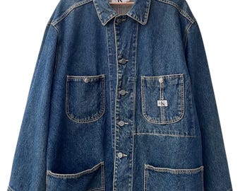 Vintage Calvin Klein-denim locoblouson