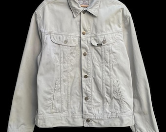 Vintage 90s: Lee 101-J Westerner Cotton Jacket - Beige (XS) - Etsy