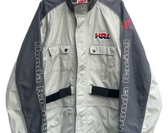 Vintage Honda Racing Jacket Hrc Motorsports Jacket - Etsy