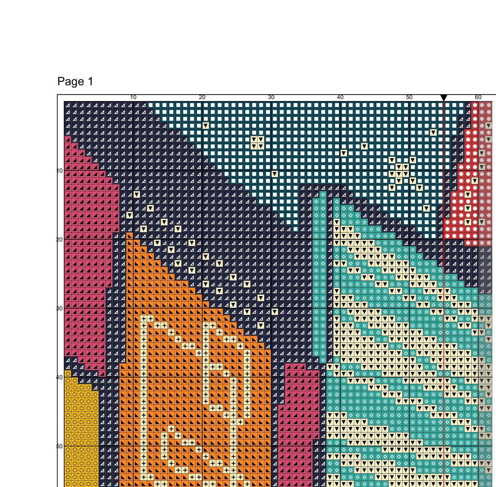 Las Vegas Cross Stitch Pattern PDF Instant Download Modern Etsy