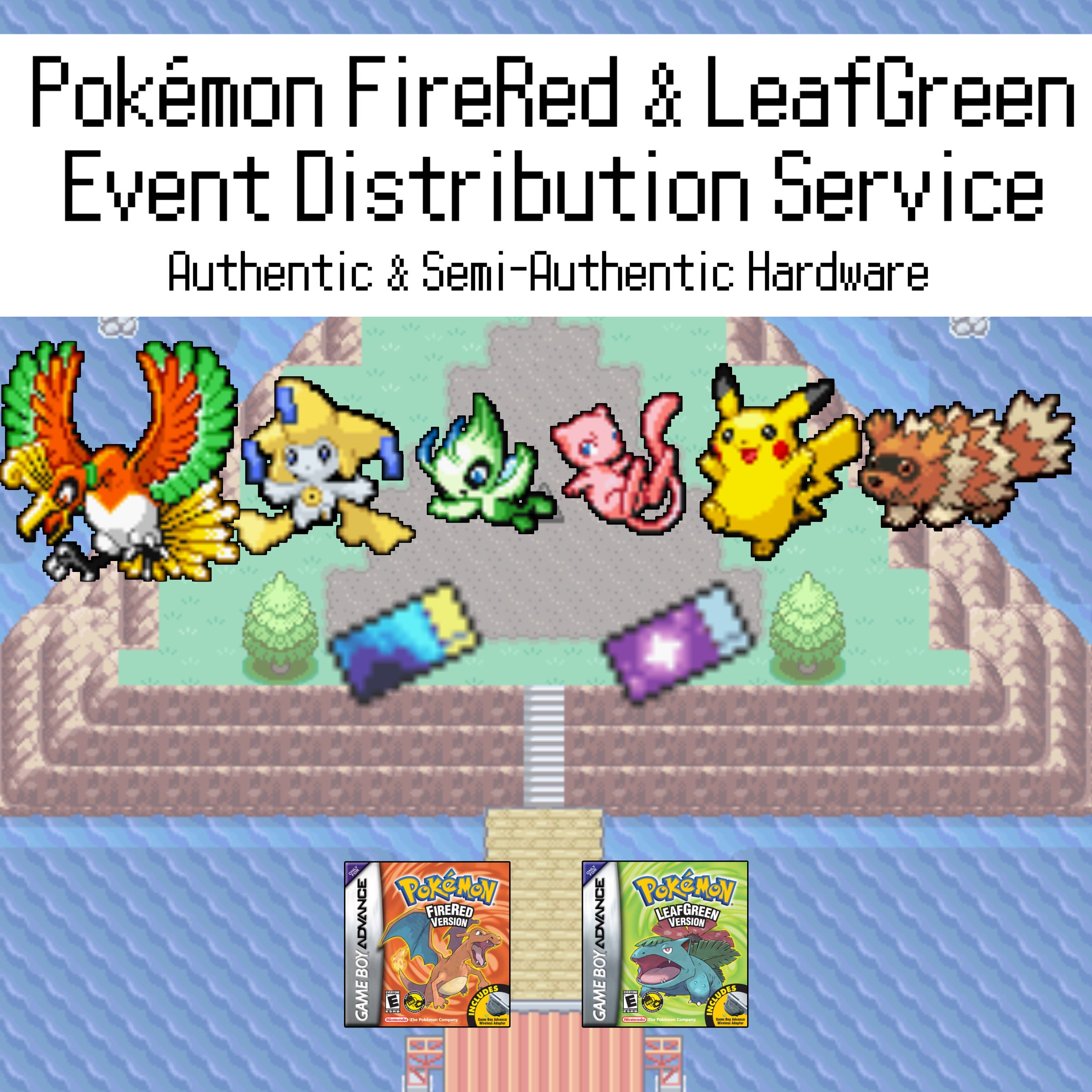 Game Boy Advance - Pokémon FireRed / LeafGreen - Pikachu (Menu