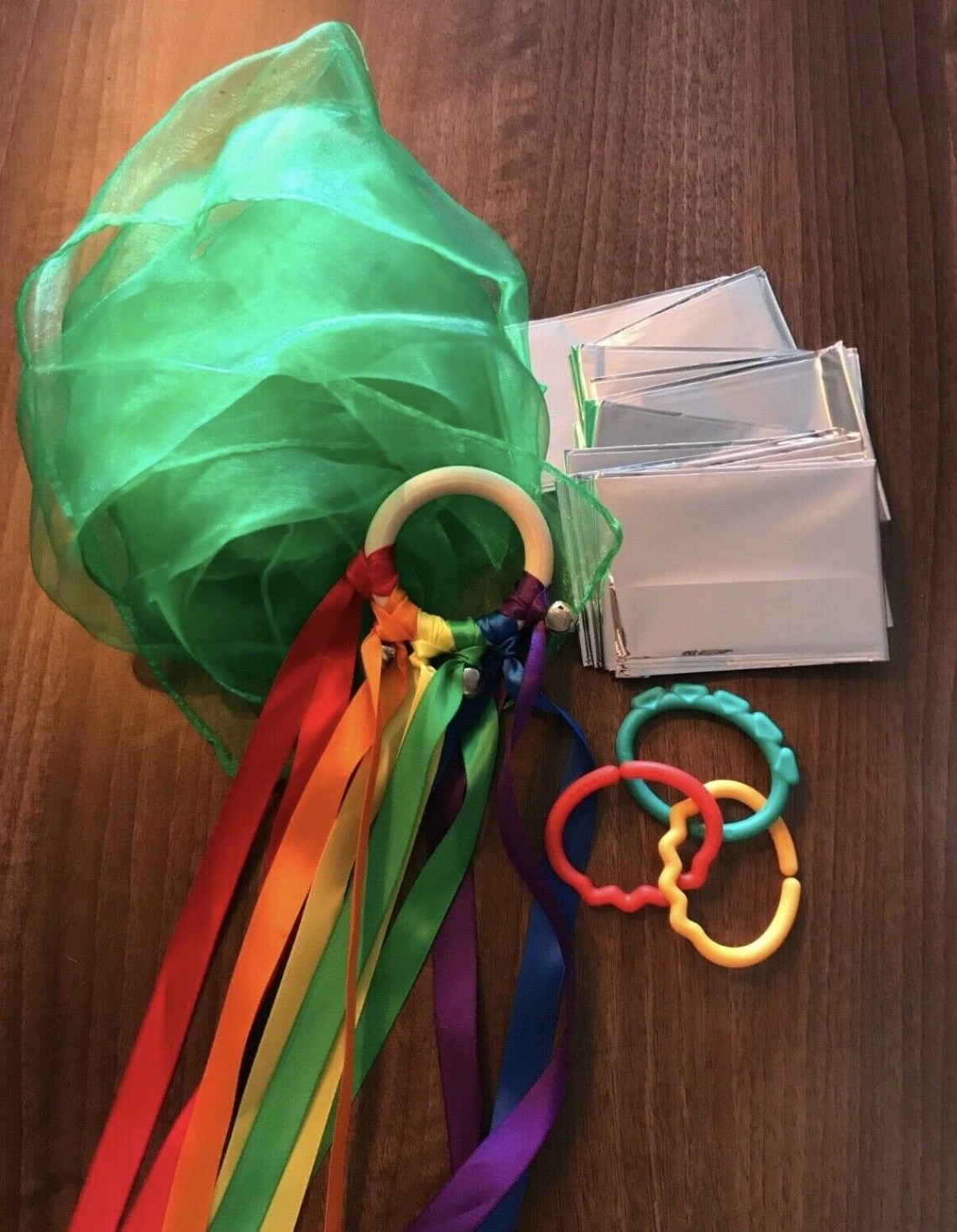 Baby Sensory Foil Blanket Tummy time Etsy