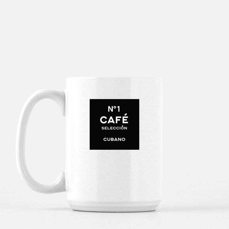 Number 1 Coffee Mug/cafe Cubano/chanel Inspired Mug/designer Etsy
