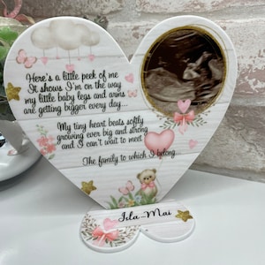 Ultrasound Frame| Baby Announcement| Baby Scan Frame| Baby Loss Scan Keepsake| Baby Shower Gift| Baby Scan Gift| Pregnancy Announcement