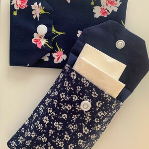 Porta pañuelos de bolsillo / Bolsa para paquetes de pañuelos / Estuche de tela para pañuelos / Porta pañuelos para bolso / Bolsa de pañuelos de bolsillo / Estuche para pañuelos / Porta pañuelos