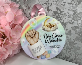 Personalized Baby Hospital Bracelet Keepsake: Newborn Gift