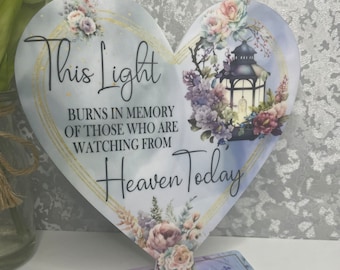 Mum Memorial Ornament| Memorial Heart Tealight Holder| Grave Decotation| Heart Tealight holder| Remembrance Ornament| Loss Of A Loved One