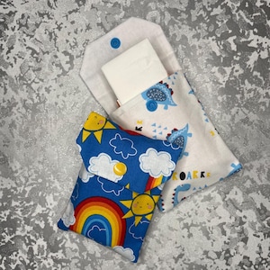 Porte-mouchoirs pour enfants| Porte-mouchoirs de poche| Pochette en papier de soie| Étui à mouchoirs en tissu | Porte-mouchoirs pour sac à main| Porte-mouchoirs pour sac d'école|