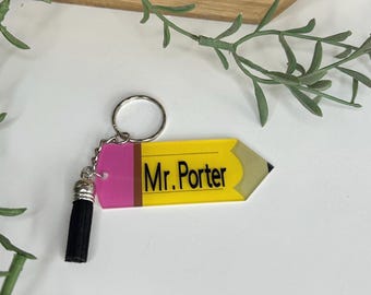 Teacher Appreciation Gift| Teacher Keyring| Teacher Appreciation| Personalised Teacher Keyring| Teacher Keepsakes| End Of Term Teacher Gift