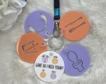 Feelings and Needs Communication Keychains: Visual Aid for SEN Support