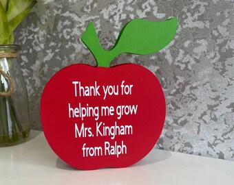Teacher Appreciation Apple Gift| Appreciation Teacher Gift| End Of School Gift| Teacher Retirement Gift| End Of Year Teacher Gift| Teachers