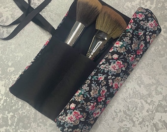 Makeup Brush Holder, Make-Up Brush Roll, Make-Up Brush Wrap, Cosmetic Brush Holder, Makeup Pouch, Brushes, Makeup Gift, Make-Up Travel Wrap