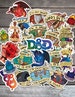 23 pcs Dungeons and Dragons Stickers | Cool DnD Class Decals | D&D Fun | Epic Tabletop 