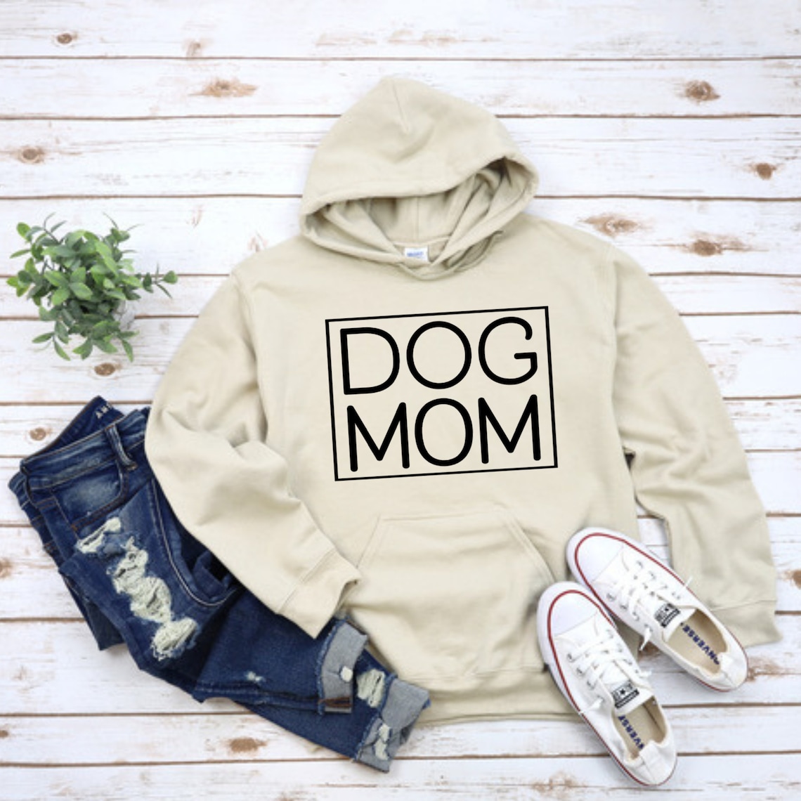 Dog Mom Hoodie Gift For Dog Mom Women's Clothing Etsy