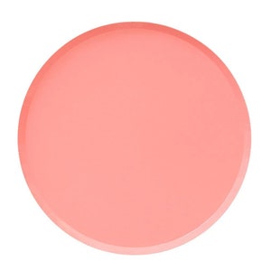 Neon Coral Large Plate