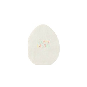 Easter Egg Shaped Napkin