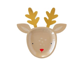 Believe Reindeer Plate