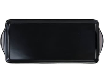 Black Melamine Tray