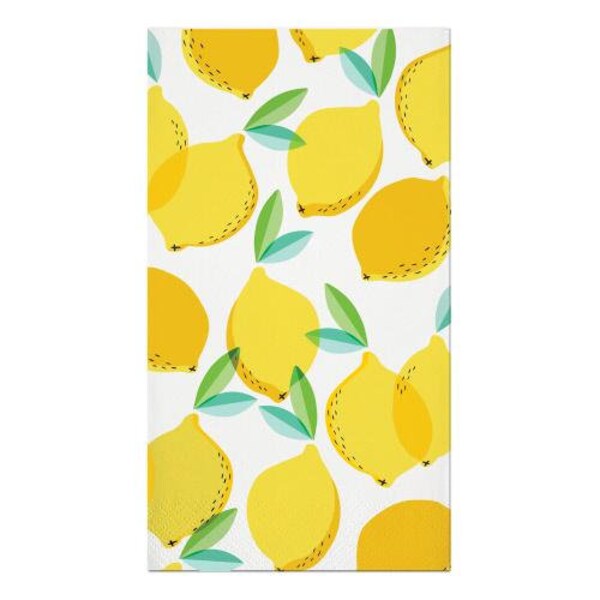 Lemon Paper Napkins Etsy