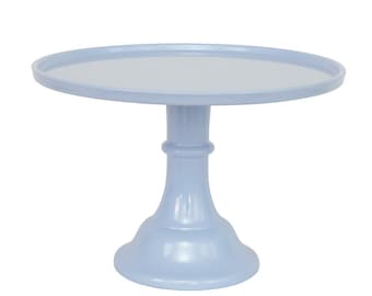 Wedgewood Blue Melamine Cake Stand | Baby Shower Cake Stand | Party Dessert Pedestal