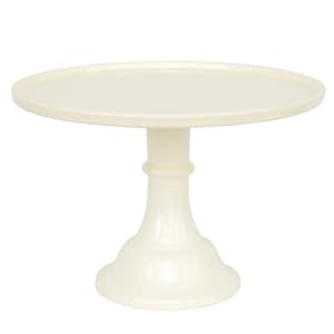 Linen White Melamine Cake Stand | Wedding Cake Stand | Party Dessert Pedestal