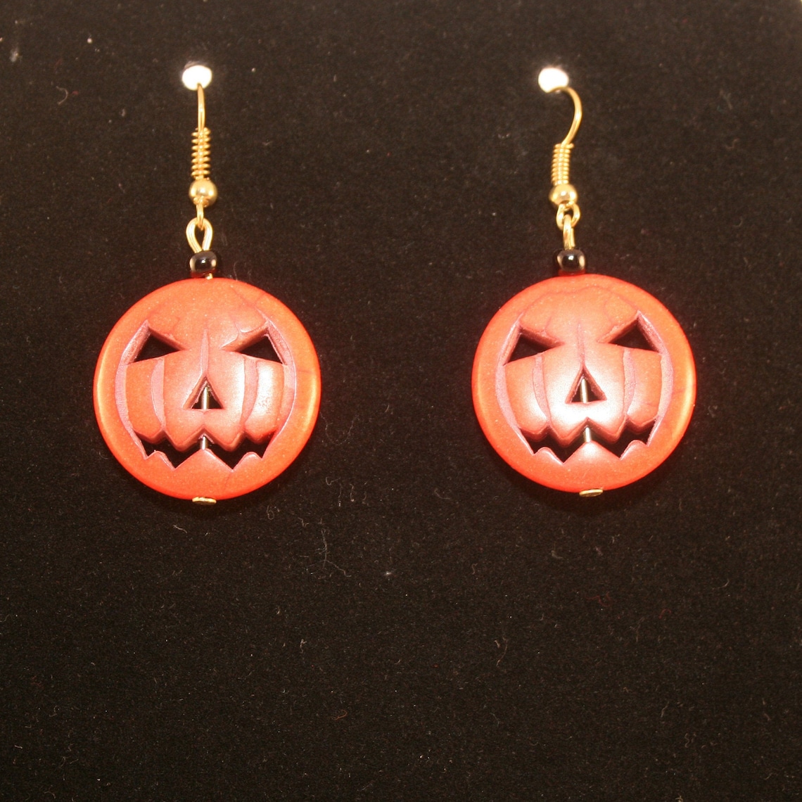 JACK-O-LANTERN Earrings Halloween Earrings Pumpkin Earrings - Etsy