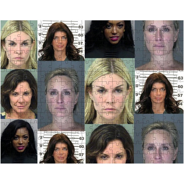 Real Housewives Mugshot Puzzle Etsy