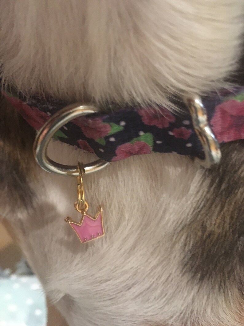 Dog Collar Charm Set Crown Regal Dog Collar Charm Dog Etsy