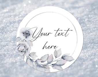 Custom text stickers, circular, circle, personalised stickers, Packaging stickers, event, business, wedding stickers, hen stickers