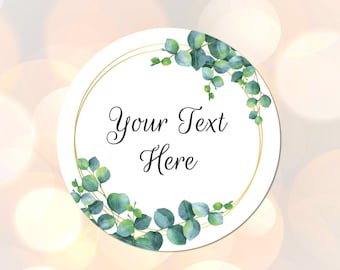 Custom text stickers, circular, circle, personalised stickers, Packaging stickers, event, business, wedding stickers, hen stickers