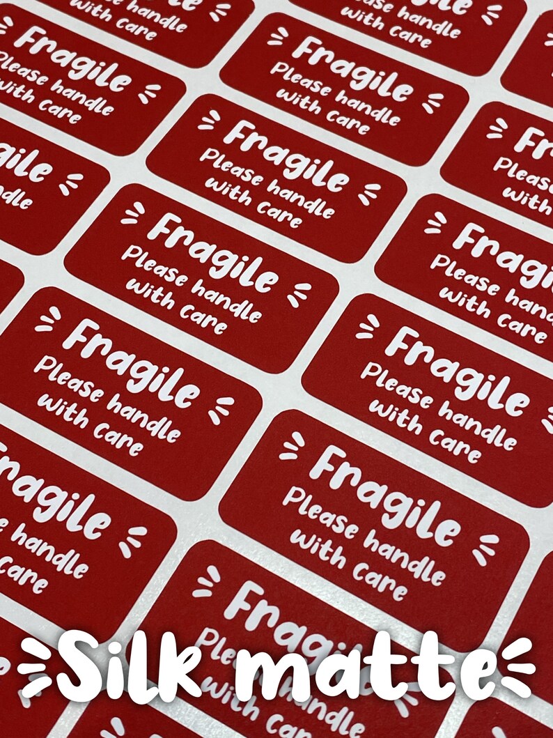 Fragile parcel stickers postage stickers parcel stickers | Etsy