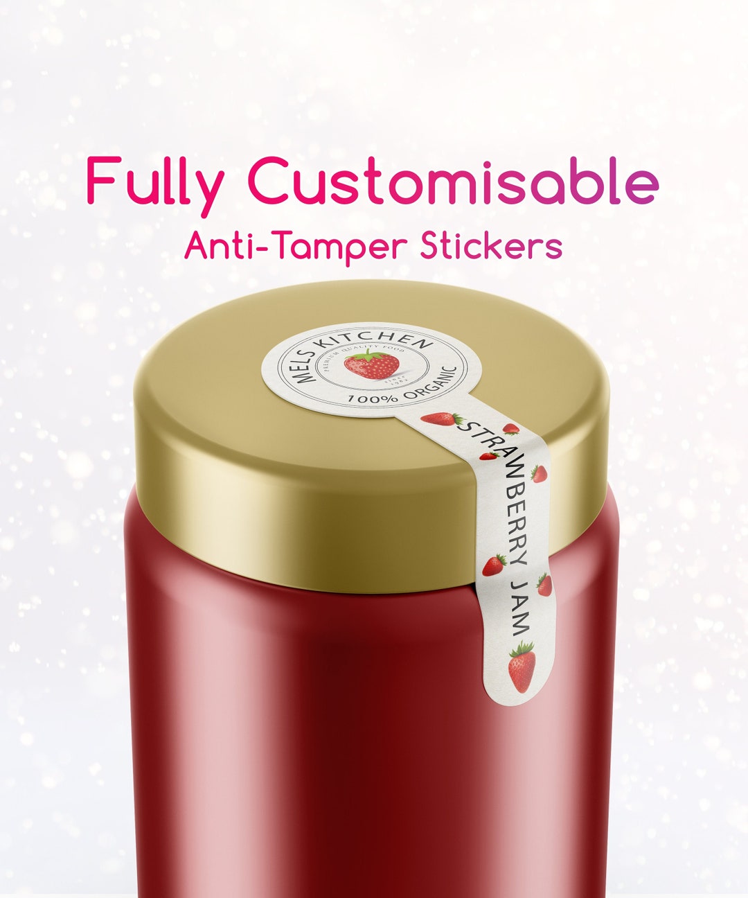 Custom Anti Tamper Seals, Packaging Seal, Jar Seal, Anti Tamper, Custom