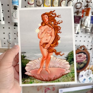 Birth of Venus 5x7 Print | Inspired by Botticelli